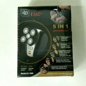 4D I360 Rotary Rechargeable Shaver 5-in-1 Grooming